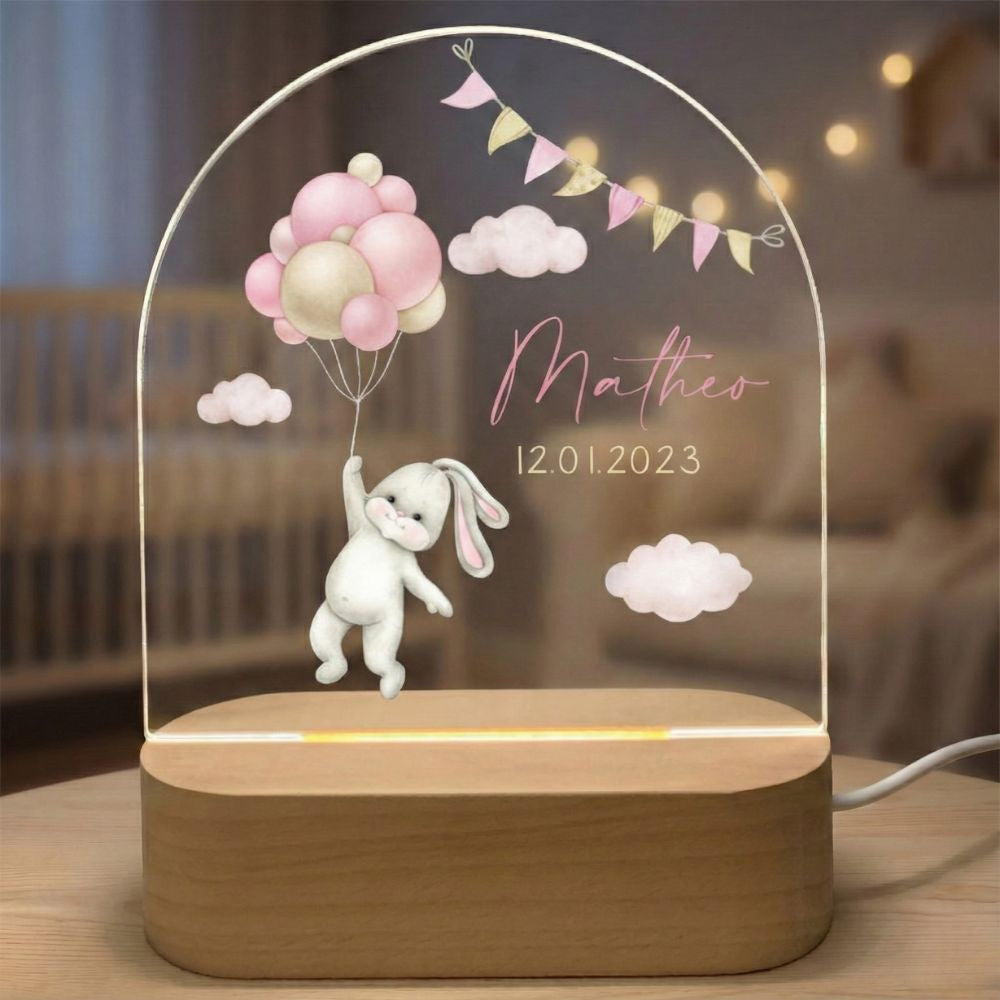 Lampe de chevet enfant lapin