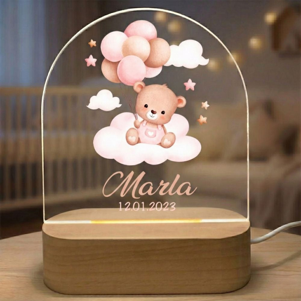 veilleuse bébé ourson