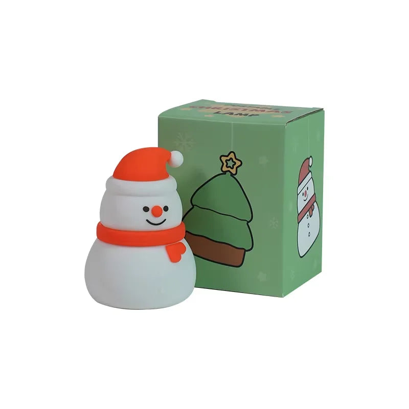 Ambiance éclairée bonhomme hiver