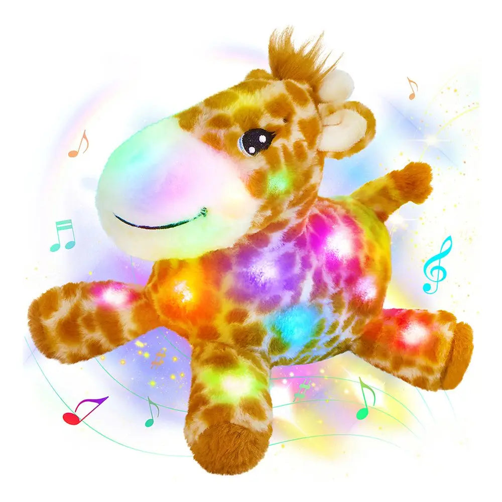 Doudou lumineux girafe