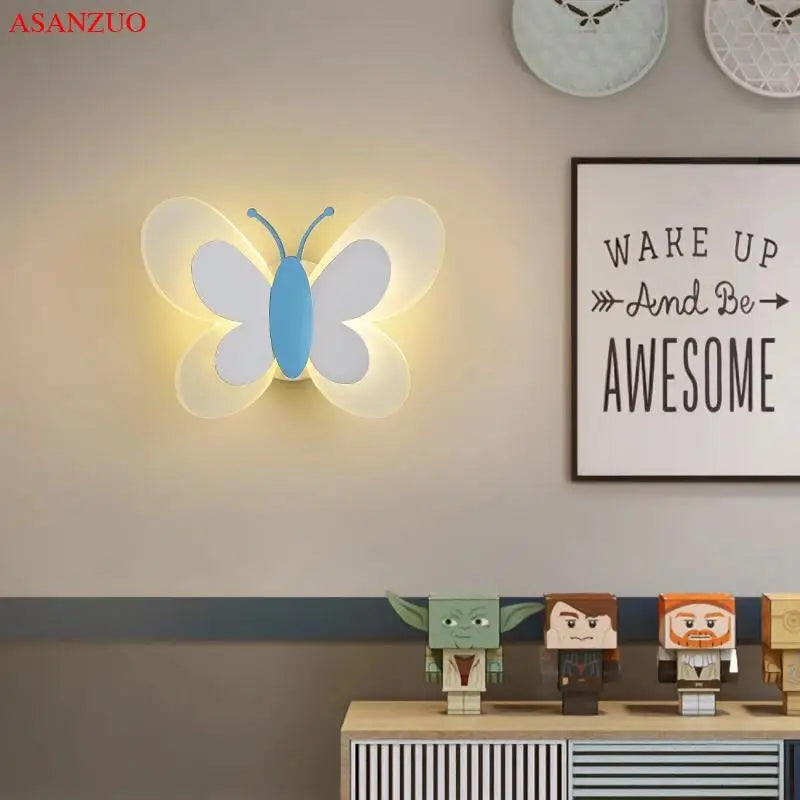 lampe murale enfant papillon