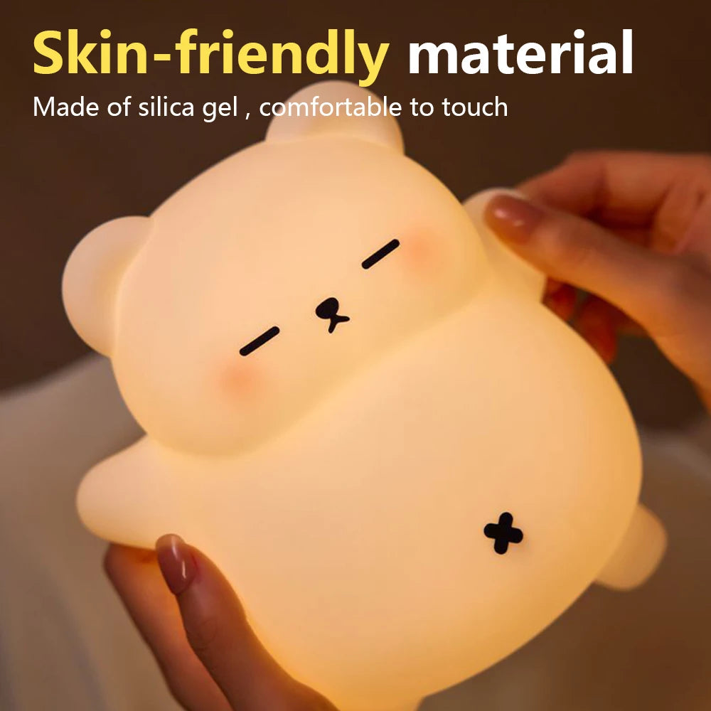 Ours lumineux silicone
