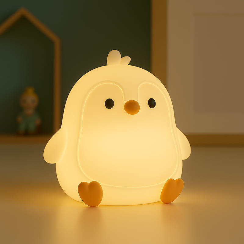 Veilleuse pingouin bebe