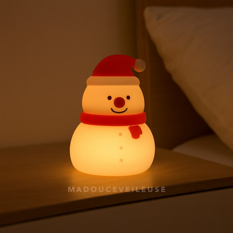 Lumière douce bonhomme hiver
