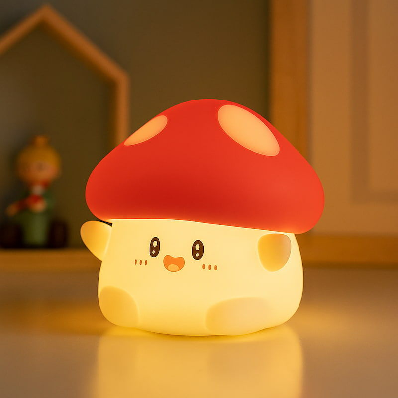 Veilleuse champignon bébé