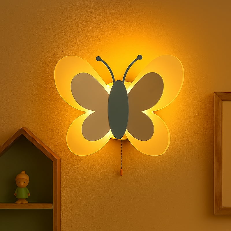 applique murale papillon