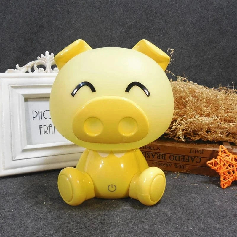 cochon lumineux LED